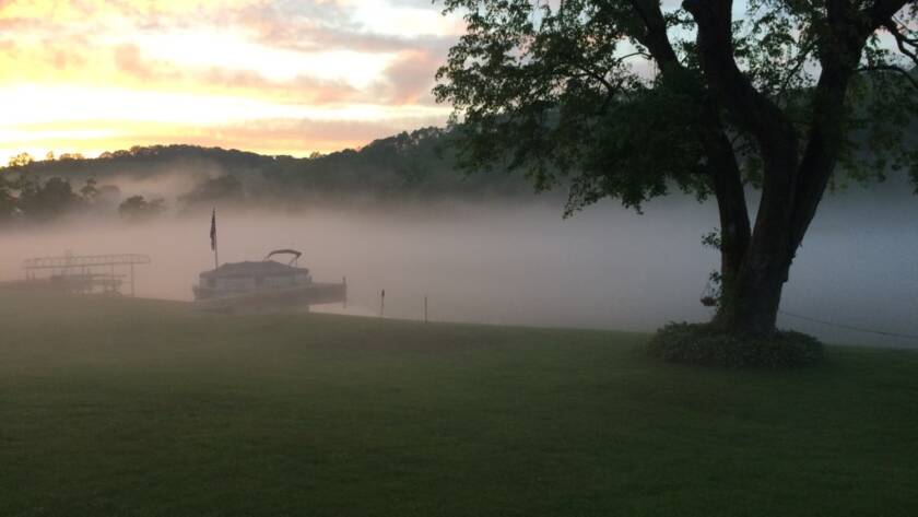 Foggy Morning on Lake Zoar