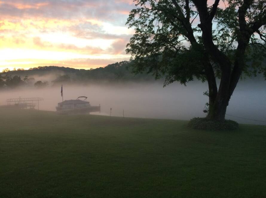 Foggy Morning on Lake Zoar